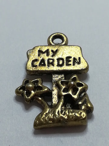 Charm Dangle: 'Gold' My Garden