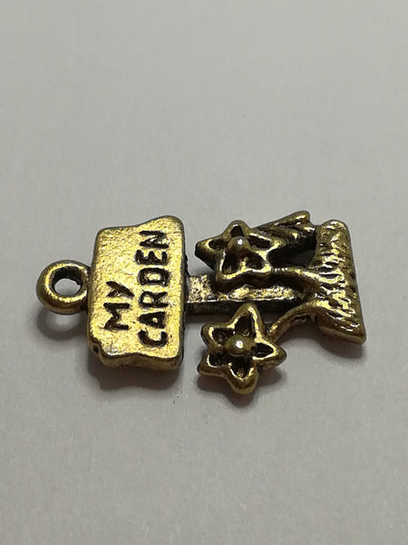 Charm Dangle: 'Gold' My Garden