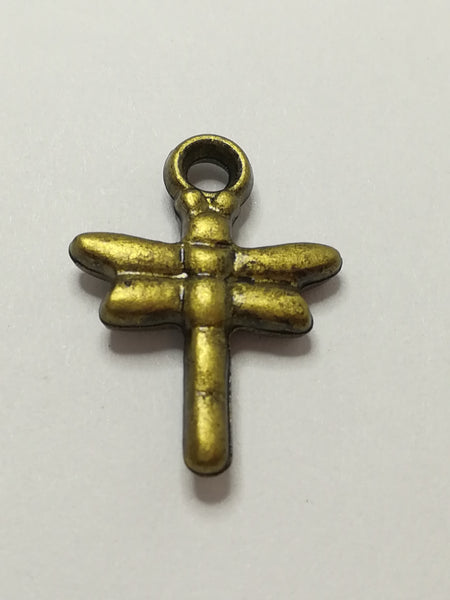 Charm Dangle: 'Brass' Dragonfly