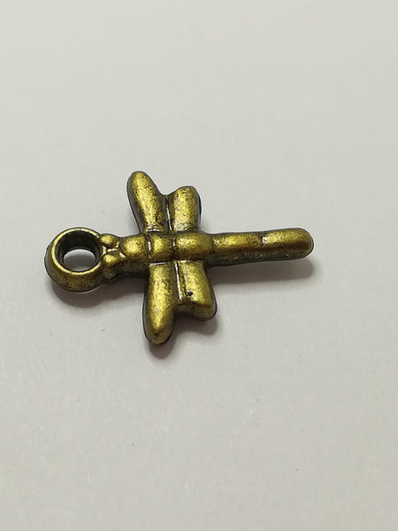 Charm Dangle: 'Brass' Dragonfly