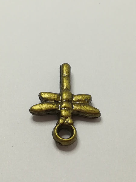 Charm Dangle: 'Brass' Dragonfly