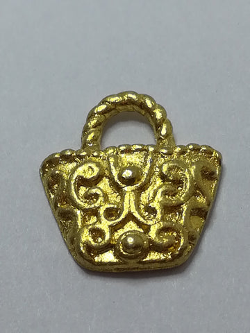 Charm Dangle: 'Gold' Purse/Handbag
