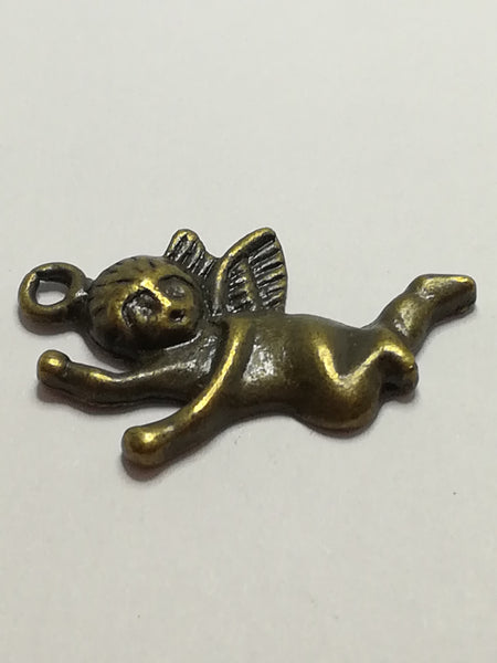 Charm Dangle: 'Brass' Angel/Cherub