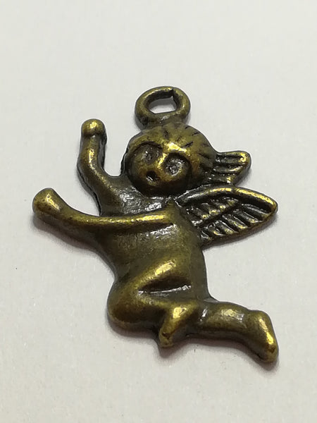 Charm Dangle: 'Brass' Angel/Cherub