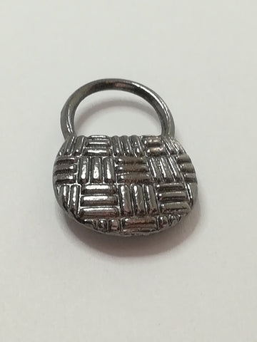 Charm Dangle: 'Pewter' Purse/Handbag/Clutch