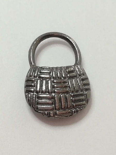 Charm Dangle: 'Pewter' Purse/Handbag/Clutch