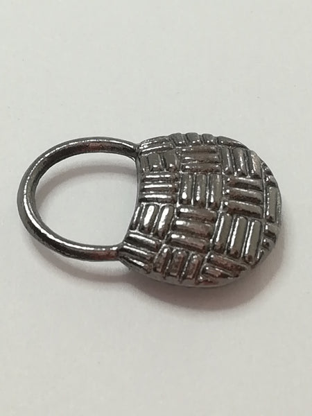 Charm Dangle: 'Pewter' Purse/Handbag/Clutch