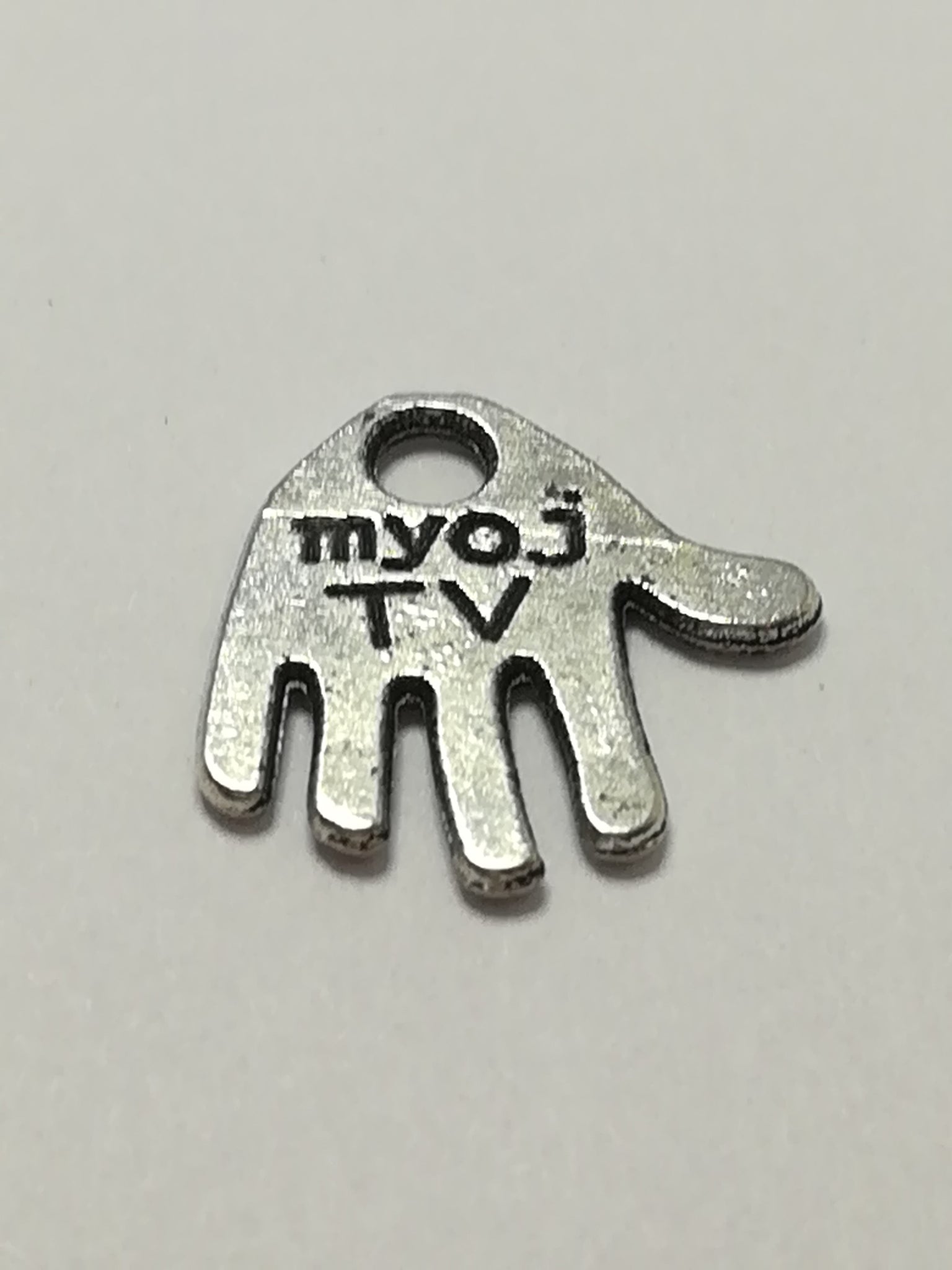 Charm Dangle: 'Silver' Handmade Palm/Hand