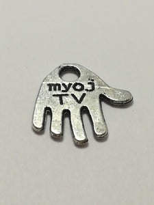 Charm Dangle: 'Silver' Handmade Palm/Hand