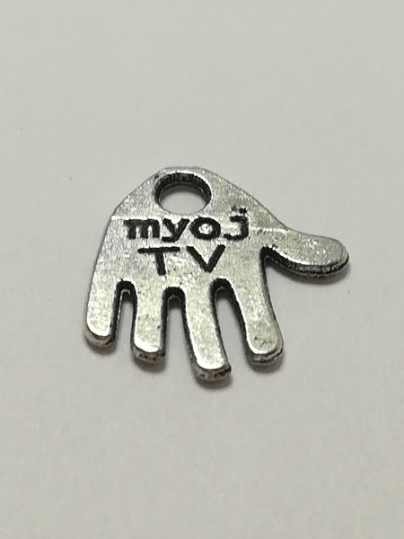 Charm Dangle: 'Silver' Handmade Palm/Hand