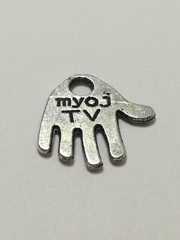Charm Dangle: 'Silver' Handmade Palm/Hand