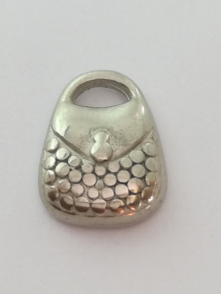Charm Dangle: 'Silver' Purse/Handbag/Clutch