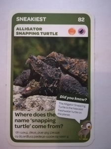 Pick n Pay South African Super Animals (Blue) - Card 82 - Alligator Snapping Turtle