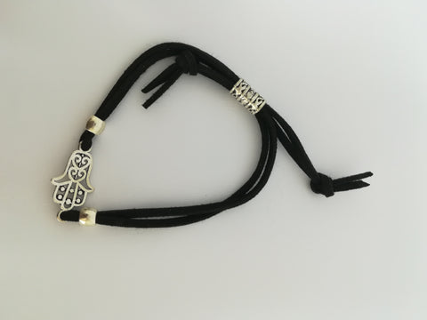 Bracelet Hamsa Hand of Fatima on Chord