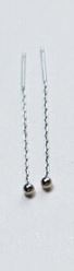 Sterling Silver Bead Threader Earrings