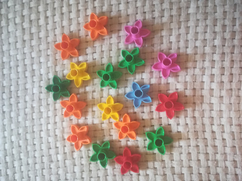 Lego DUPLO - Lot 4 (Multicoloured Flowers)