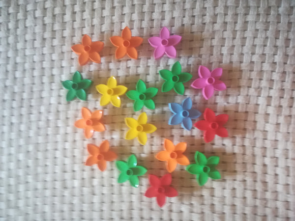 Lego DUPLO - Lot 4 (Multicoloured Flowers)