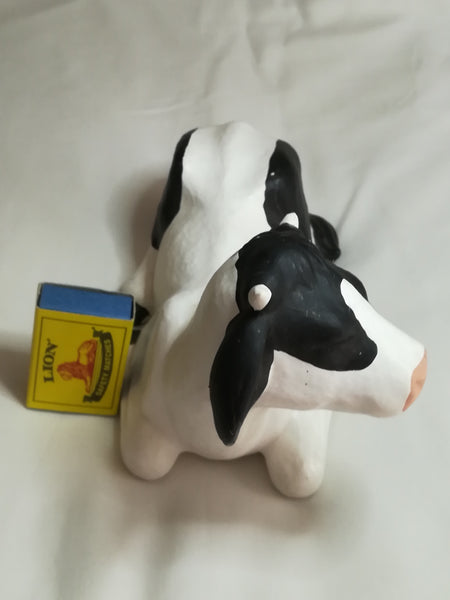 Black & White Ceramic Cow