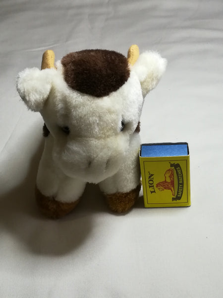 Black, White & Brown Cow Plush Toy