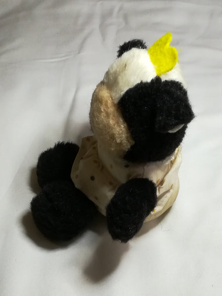 Black & White Cow with Polka Dots Dress
