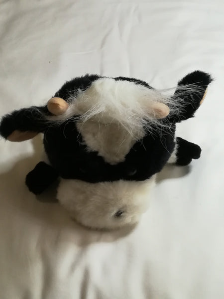Black & White Cow Hand Puppet