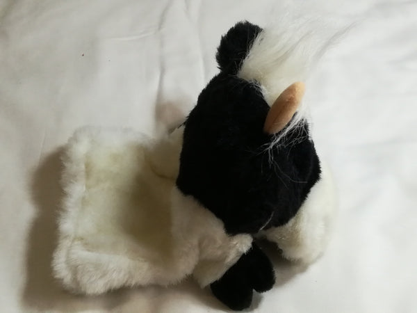 Black & White Cow Hand Puppet