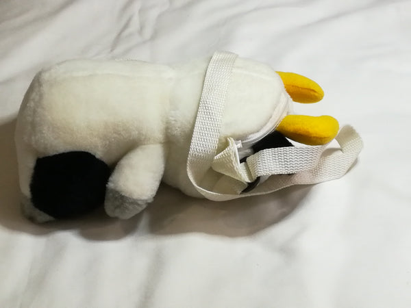 Black, White, Pink, Grey & Yellow Cow Mini Backpack