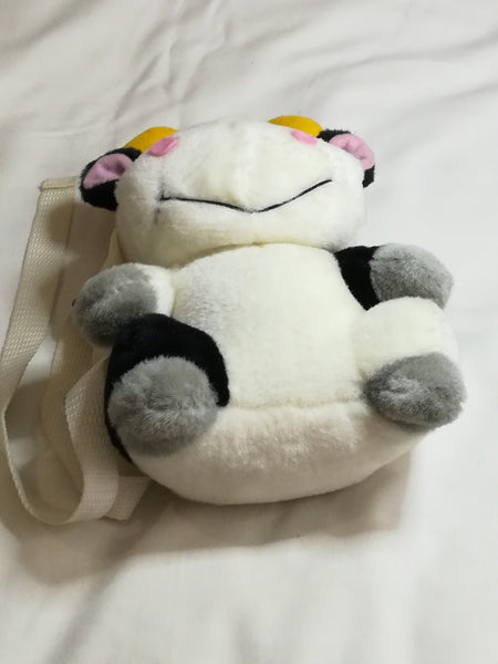 Black, White, Pink, Grey & Yellow Cow Mini Backpack