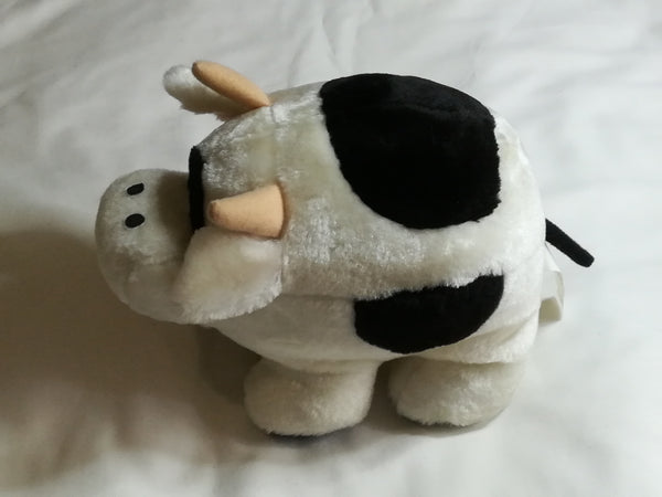Black, White & Pink Cow Plush Toy