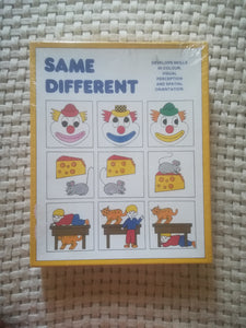 Same Different Educational Puzzle