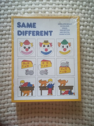 Same Different Educational Puzzle