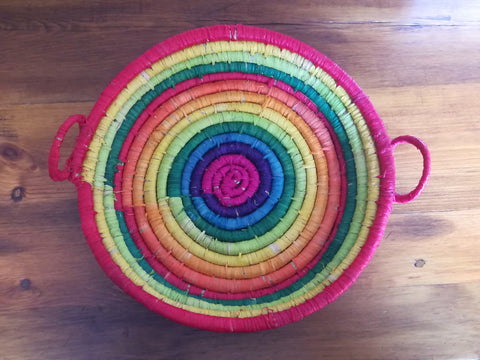 Basket Rainbow Shallow with Handles