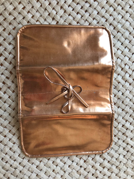 Jewellery Storage Purse (Rose Gold Colour)