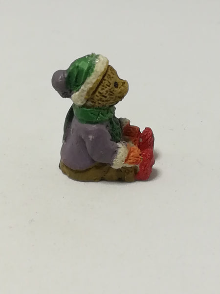 Miniature Christmas Teddy Bear - Style 1 (Miniature, suitable for printer's tray)
