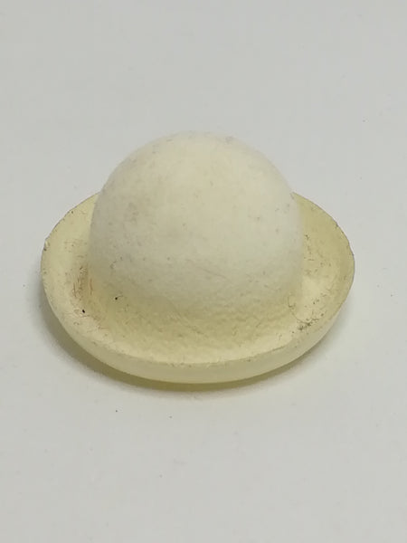 Miniature Plastic White Hat (Miniature, suitable for printer's tray)