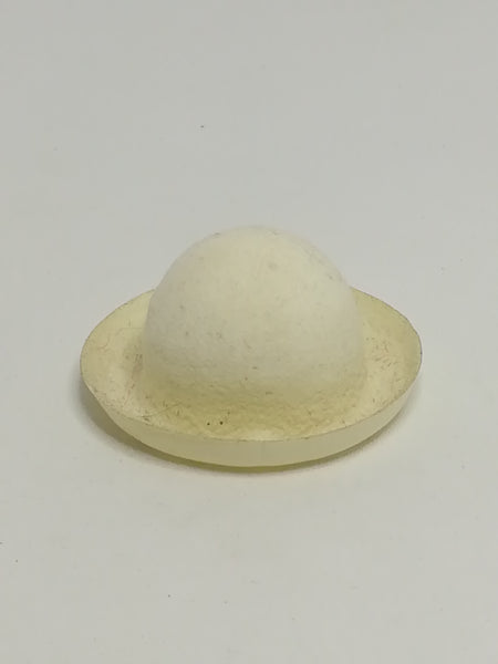 Miniature Plastic White Hat (Miniature, suitable for printer's tray)