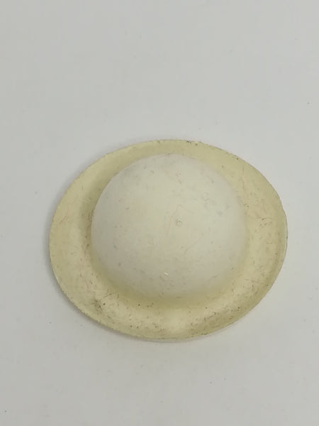 Miniature Plastic White Hat (Miniature, suitable for printer's tray)