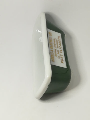 Small Ceramic Green & White Bathtub (Harris & Damerell)