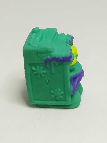 Miniature Turquoise Blue Pencil Popper Purple Hair & Mouth & Yellow Eye (Miniature, suitable for printer's tray)