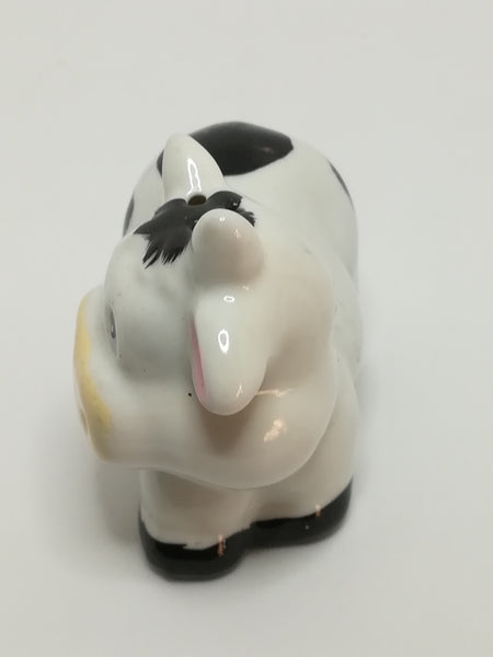 Ceramic Black & White Cow Salt & Pepper Shakers