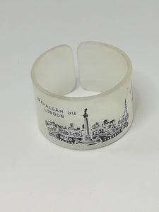 Miniature Napkin Ring (Trafalgar SQ London) (Miniature, suitable for printer's tray)