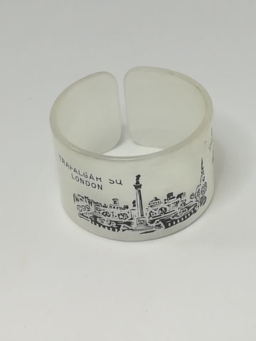 Miniature Napkin Ring (Trafalgar SQ London) (Miniature, suitable for printer's tray)