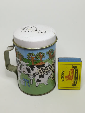 Large Aluminium Cow Salt & Pepper Shaker