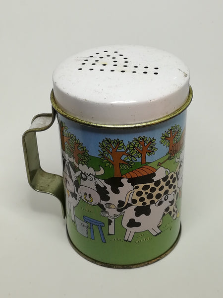Large Aluminium Cow Salt & Pepper Shaker