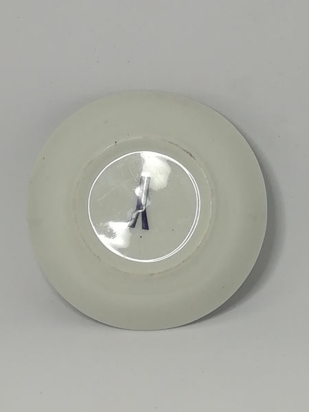 Miniature White Plate Blue Painting (The Three Ships) (Miniature, suitable for printer's tray)