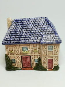 Small Ceramic House with Lid