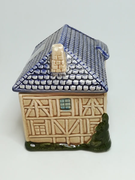 Small Ceramic House with Lid