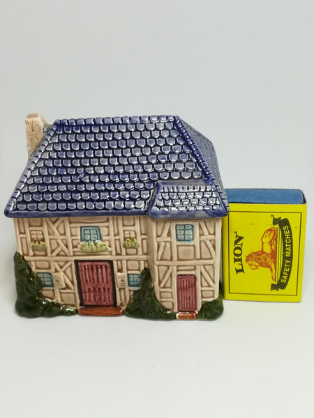 Small Ceramic House with Lid