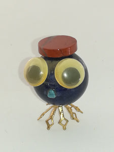 Miniature Abstract Gemstone with Big Wobbly Eyes - Style 1 (Miniature, suitable for printer's tray)