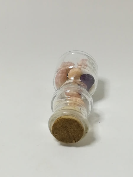 Miniature Bottle with Mini Shells & Cork Lid (Miniature, suitable for printer's tray)